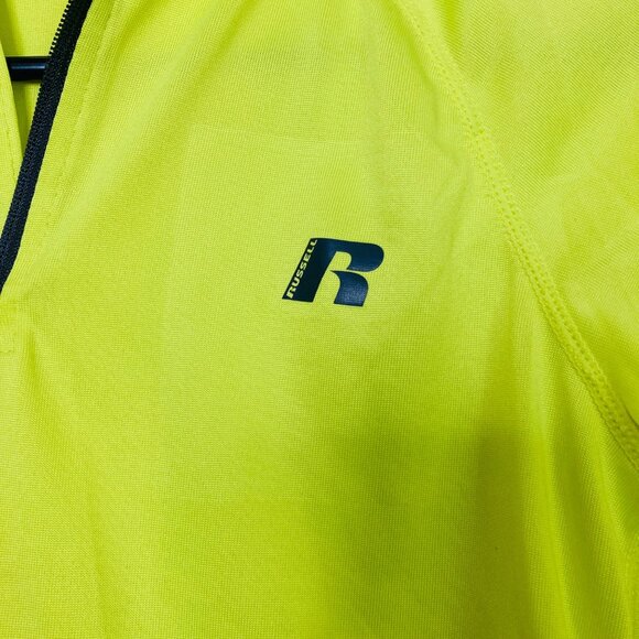 Russell Athletic Performance Shirt Boy’s Medium 8 Neon Yellow dri-power 360 - Picture 6 of 8